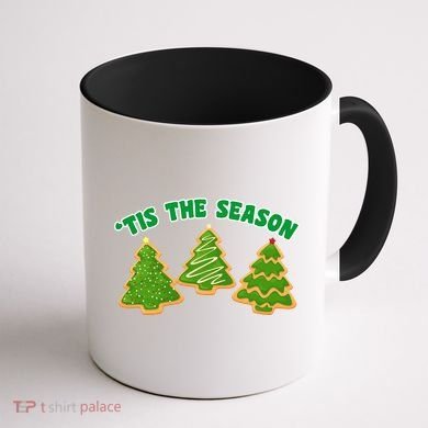 'Tis The Season Cute Funny Christmas Coffee Mug back
