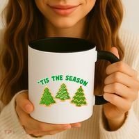 'Tis The Season Cute Funny Christmas Coffee Mug thumb 3