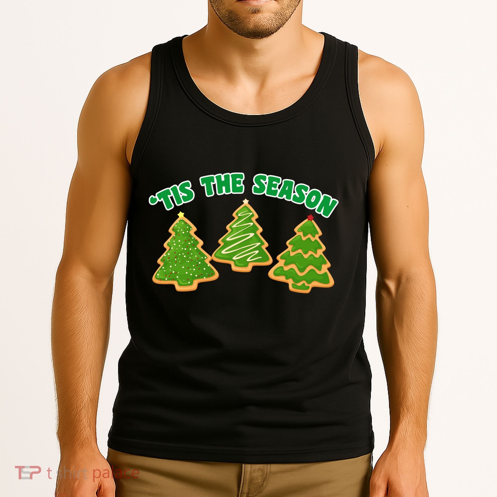 'Tis The Season Cute Funny Christmas Tank Top