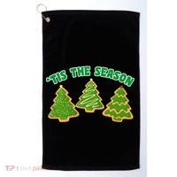 'Tis The Season Cute Funny Christmas Golf Towel thumb 0