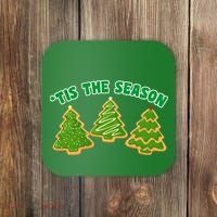 'Tis The Season Cute Funny Christmas Coaster thumb 0
