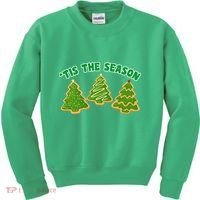 'Tis The Season Cute Funny Christmas Kids Sweatshirt thumb 0