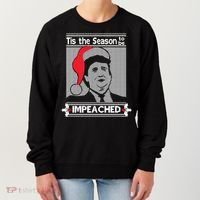 Tis The Season To Be Impeached Ugly Christmas Women's Sweatshirt thumb 0