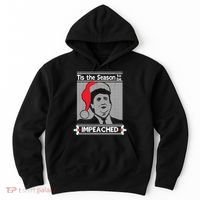 Tis The Season To Be Impeached Ugly Christmas Hoodie thumb 0