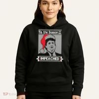 Tis The Season To Be Impeached Ugly Christmas Hoodie thumb 5