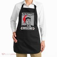 Tis The Season To Be Impeached Ugly Christmas Apron thumb 2