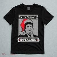 Tis The Season To Be Impeached Ugly Christmas T-Shirt thumb 5