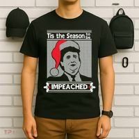 Tis The Season To Be Impeached Ugly Christmas T-Shirt thumb 6