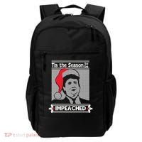 Tis The Season To Be Impeached Ugly Christmas Backpack thumb 0