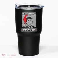 Tis The Season To Be Impeached Ugly Christmas Tumbler thumb 0