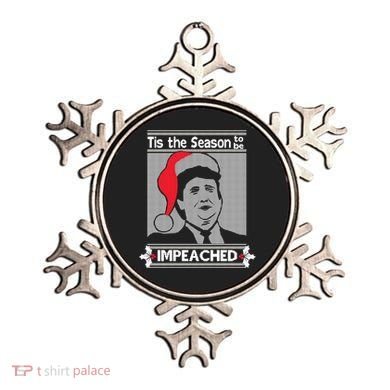 Tis The Season To Be Impeached Ugly Christmas Ornament