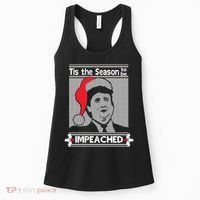 Tis The Season To Be Impeached Ugly Christmas Women's Tank Top thumb 0