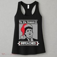 Tis The Season To Be Impeached Ugly Christmas Women's Tank Top thumb 3
