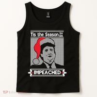 Tis The Season To Be Impeached Ugly Christmas Tank Top thumb 2