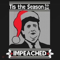 Tis The Season To Be Impeached Ugly Christmas Women's T-Shirt thumb 6