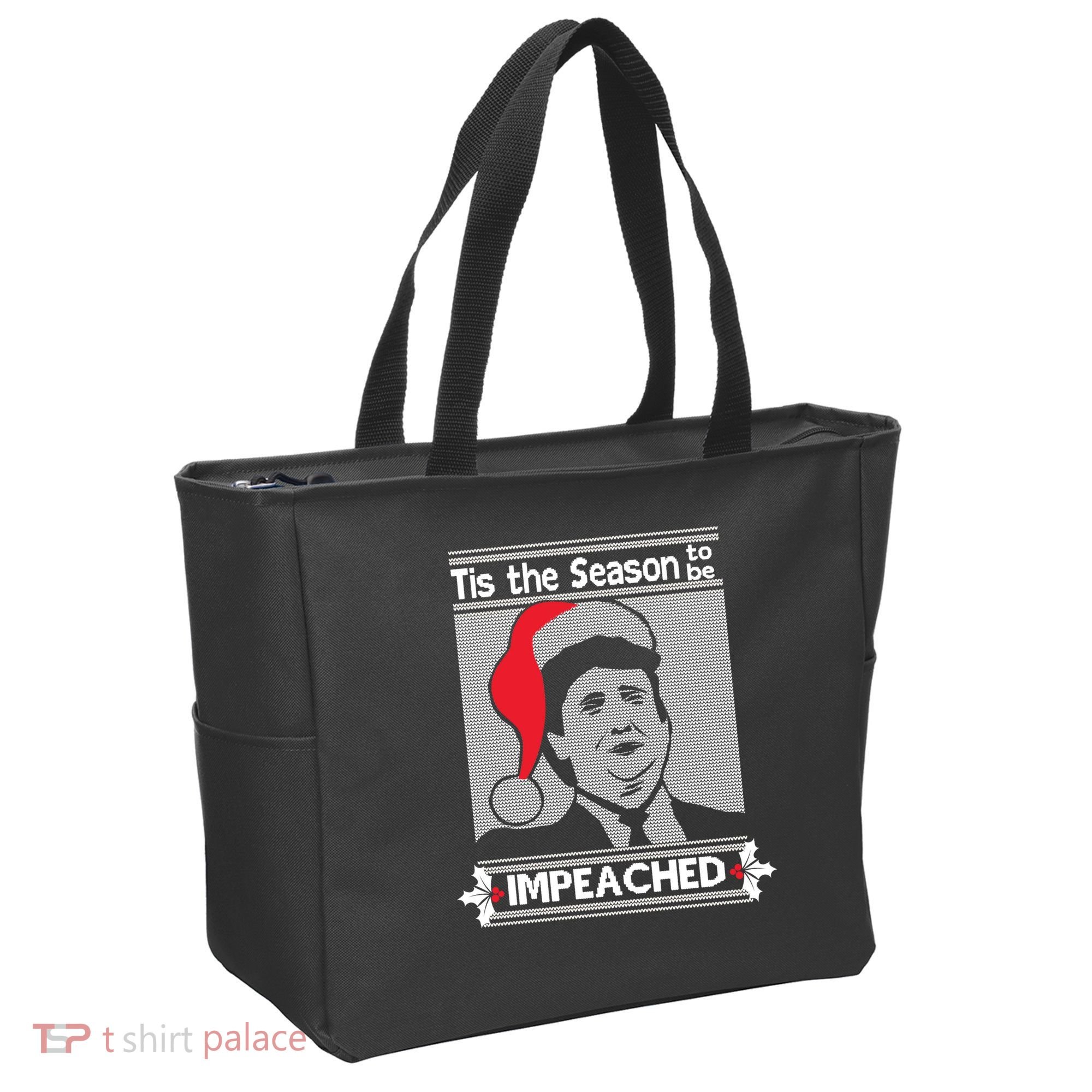 Tis The Season To Be Impeached Ugly Christmas Tote Bag