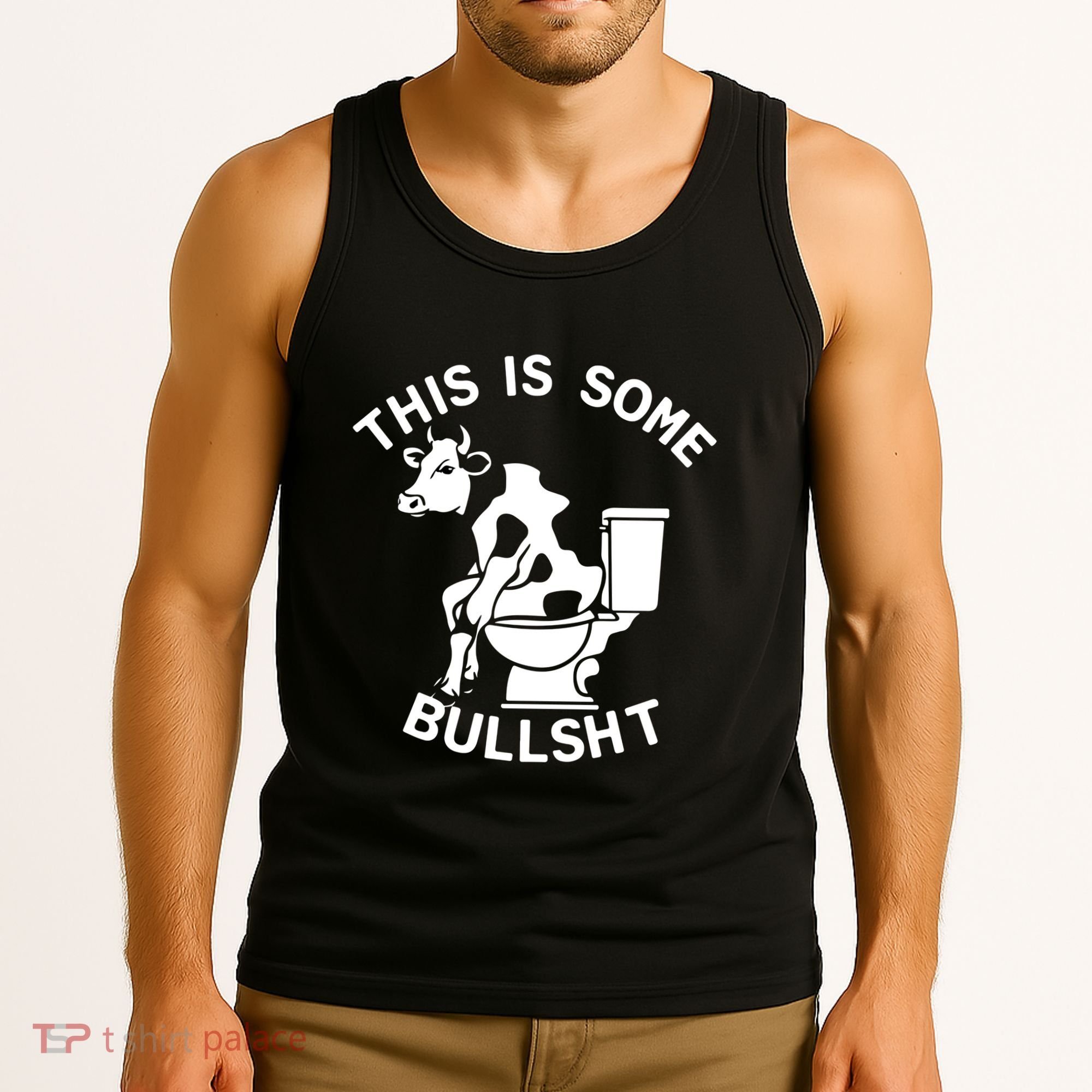 This Is Some Bullshit Sarcastic Bull Funny Tank Top