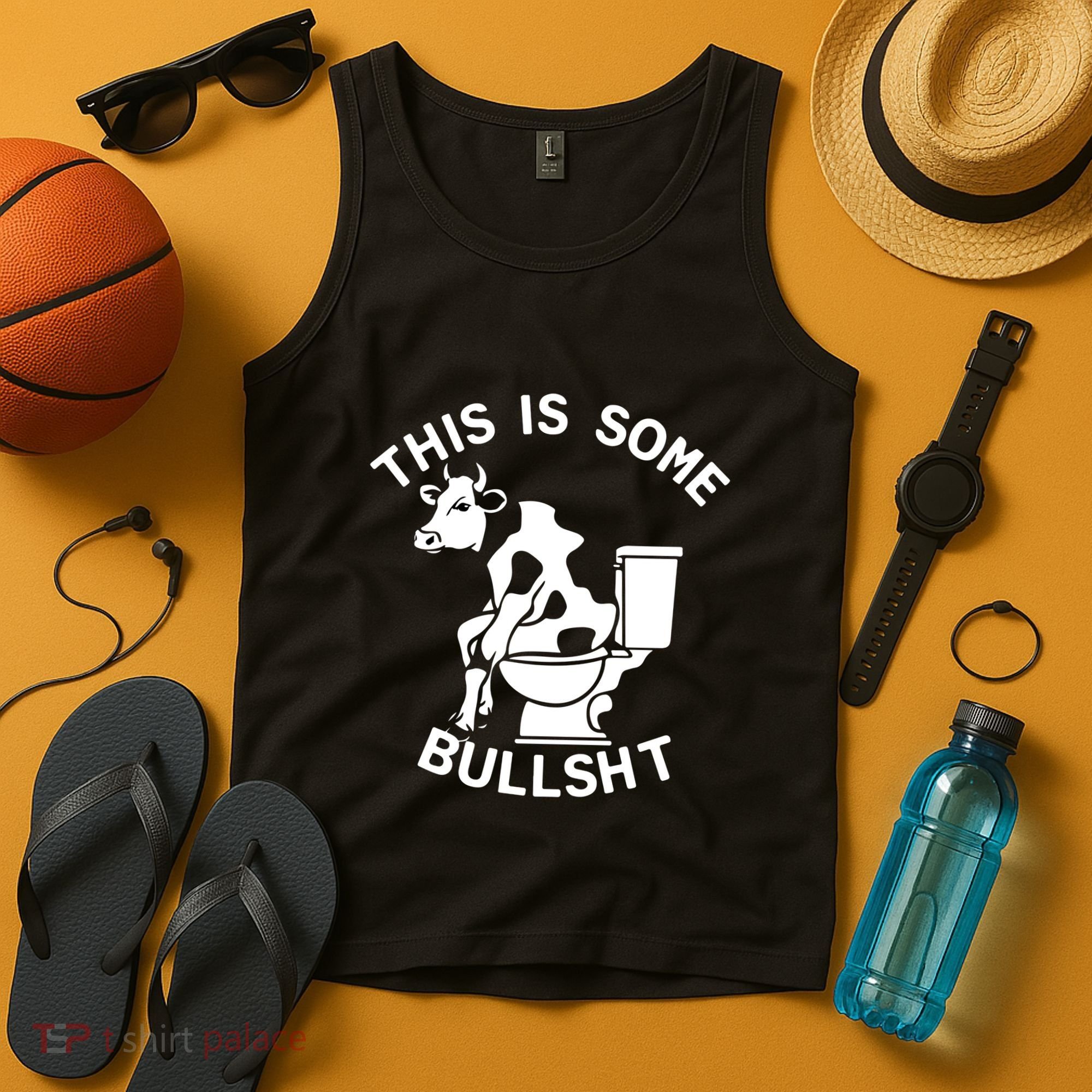 This Is Some Bullshit Sarcastic Bull Funny Tank Top