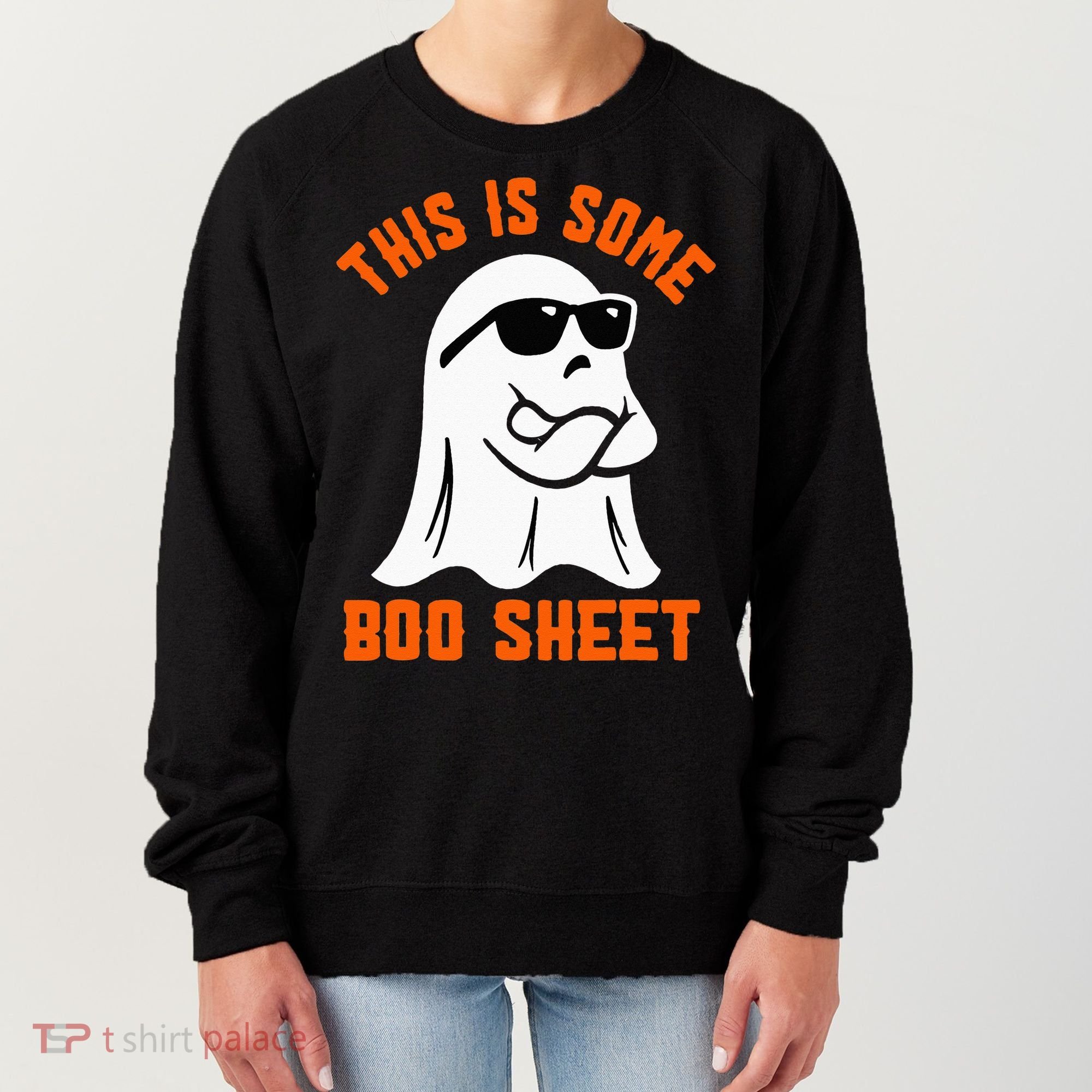 This Is Some Boo Sheet Cool Ghost Funny Halloween Costume Women's Sweatshirt