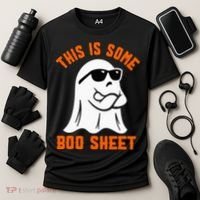 This Is Some Boo Sheet Cool Ghost Funny Halloween Costume Cooling Performance Crew T-Shirt thumb 3