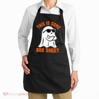 This Is Some Boo Sheet Cool Ghost Funny Halloween Costume Apron thumb 2