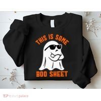 This Is Some Boo Sheet Cool Ghost Funny Halloween Costume Sweatshirt thumb 2