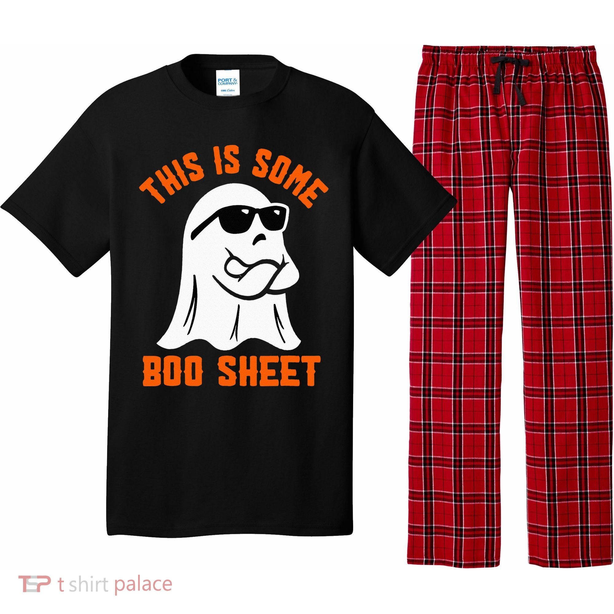This Is Some Boo Sheet Cool Ghost Funny Halloween Costume Pajama Set