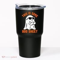 This Is Some Boo Sheet Cool Ghost Funny Halloween Costume Tumbler thumb 0
