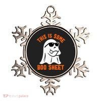This Is Some Boo Sheet Cool Ghost Funny Halloween Costume Ornament thumb 0
