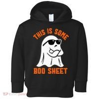 This Is Some Boo Sheet Cool Ghost Funny Halloween Costume Toddler Hoodie thumb 0