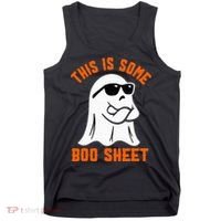 This Is Some Boo Sheet Cool Ghost Funny Halloween Costume Tank Top thumb 0