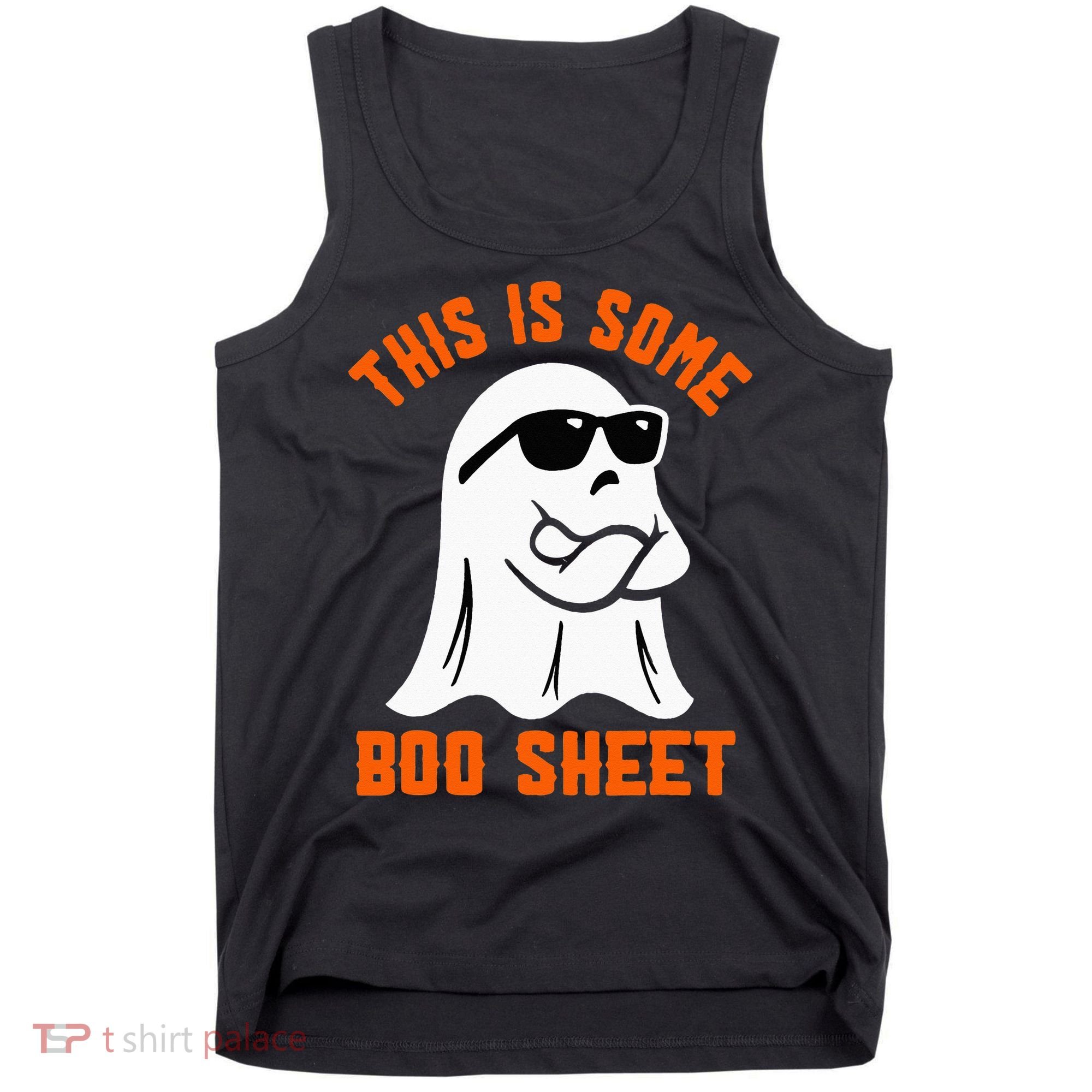This Is Some Boo Sheet Cool Ghost Funny Halloween Costume Tank Top
