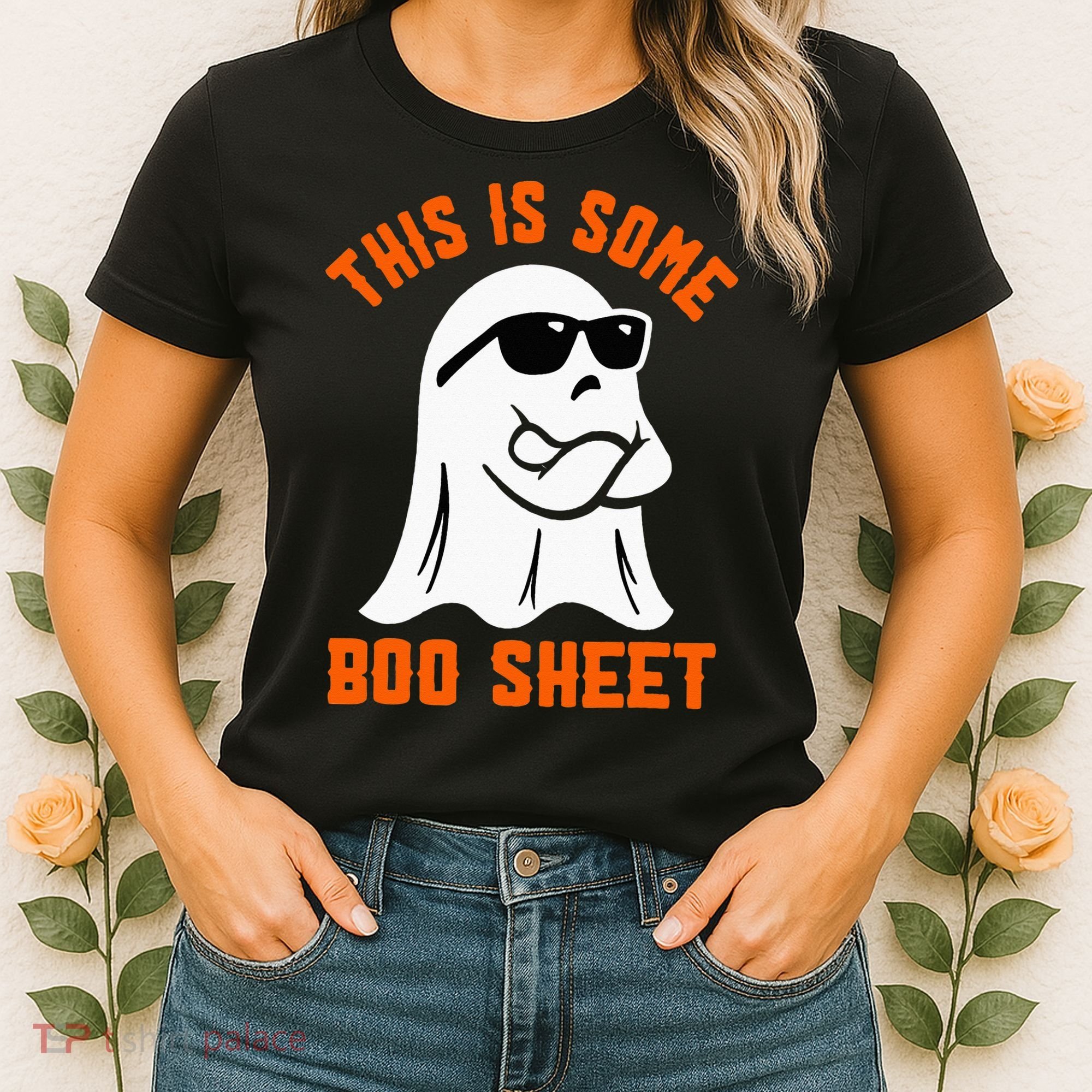 This Is Some Boo Sheet Cool Ghost Funny Halloween Costume Women's T-Shirt