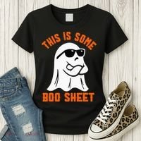 This Is Some Boo Sheet Cool Ghost Funny Halloween Costume Women's T-Shirt thumb 3
