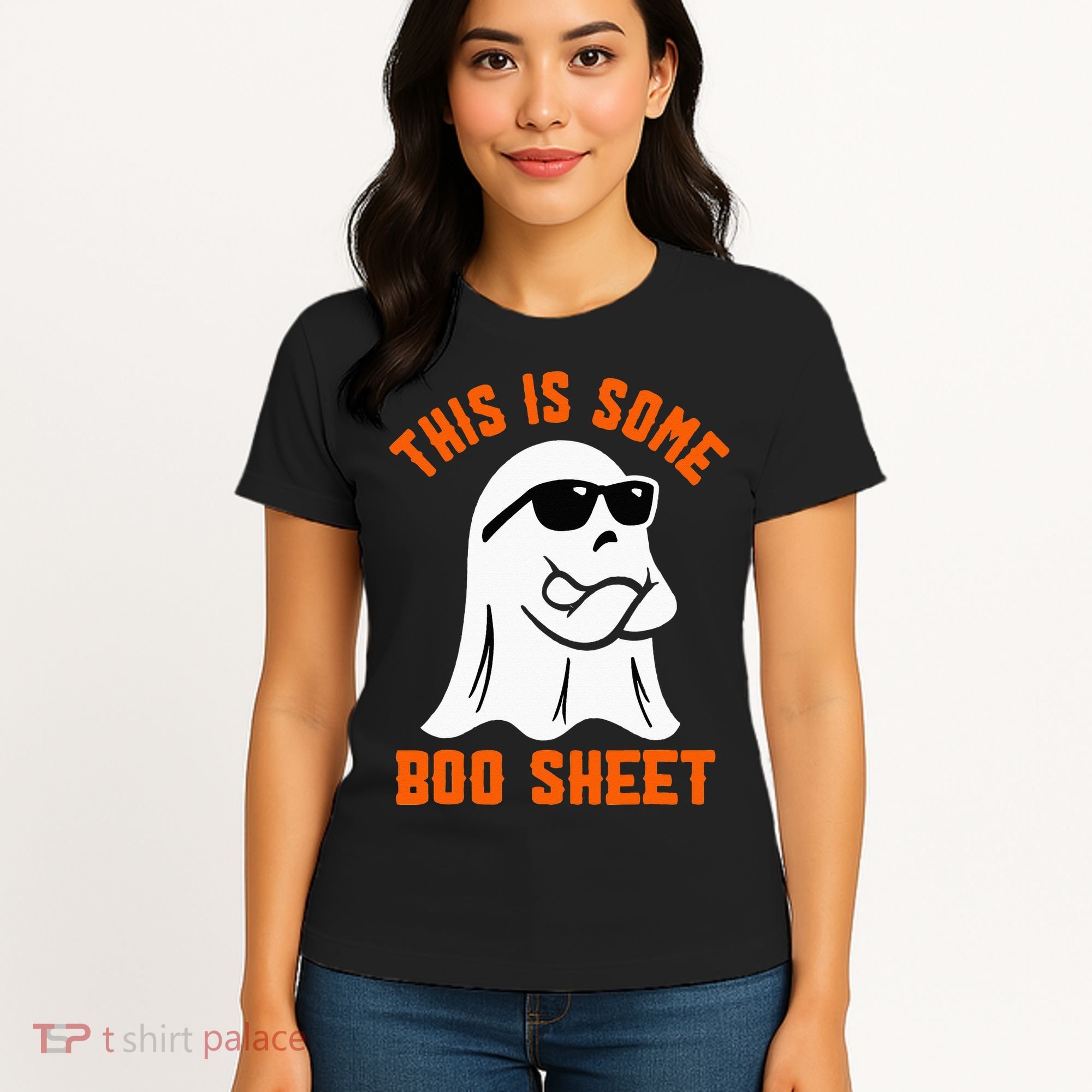 This Is Some Boo Sheet Cool Ghost Funny Halloween Costume Women's T-Shirt