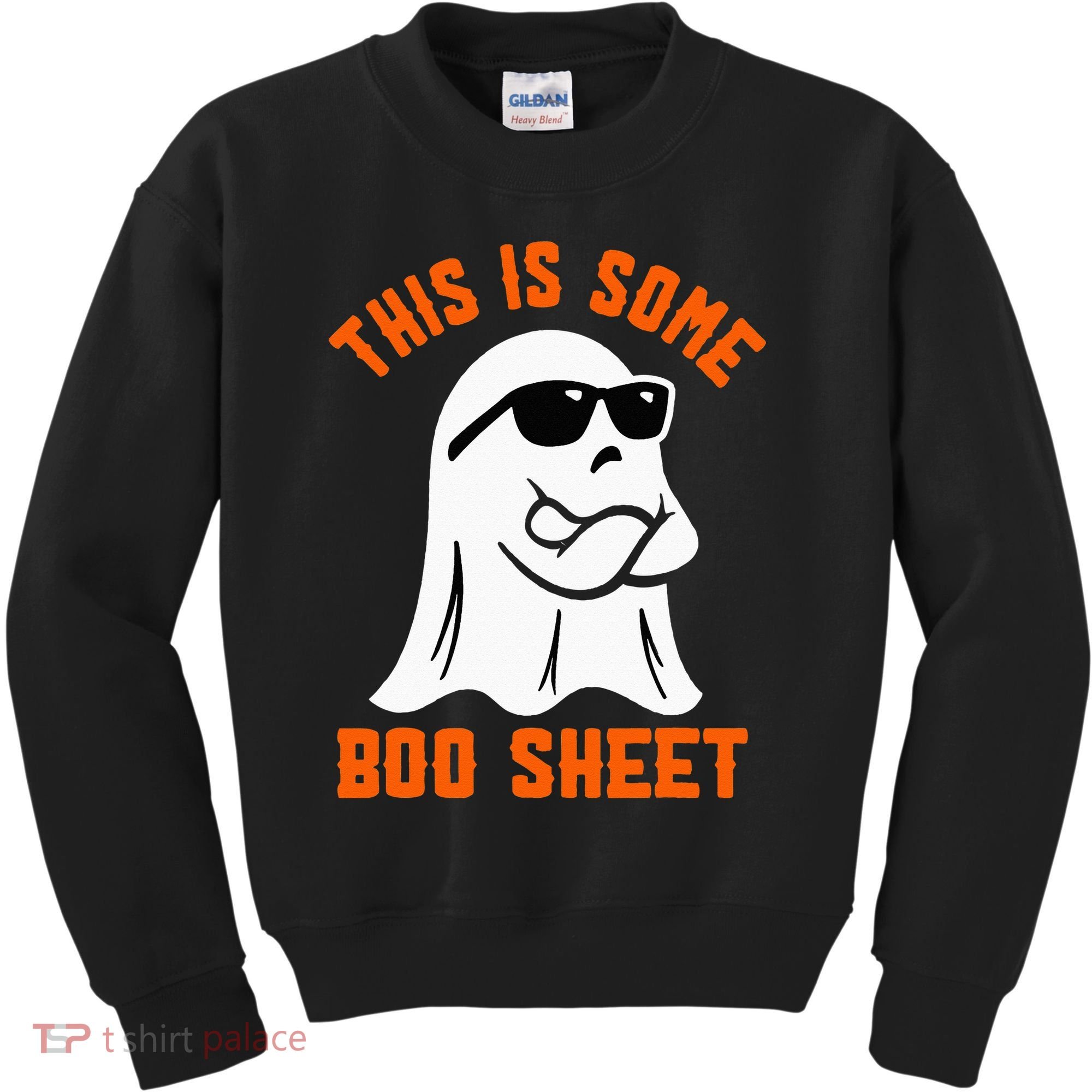 This Is Some Boo Sheet Cool Ghost Funny Halloween Costume Kids Sweatshirt
