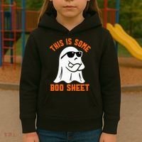 This Is Some Boo Sheet Cool Ghost Funny Halloween Costume Kids Hoodie thumb 3