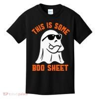 This Is Some Boo Sheet Cool Ghost Funny Halloween Costume Kids T-Shirt thumb 0