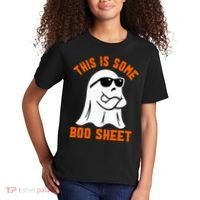 This Is Some Boo Sheet Cool Ghost Funny Halloween Costume Kids T-Shirt thumb 2