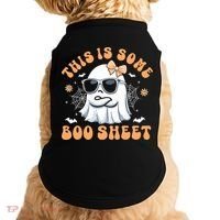 This Is Some Boo Sheet Cute Ghost Halloween Doggie Tank thumb 0