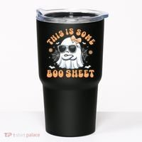 This Is Some Boo Sheet Cute Ghost Halloween Tumbler thumb 0