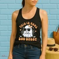 This Is Some Boo Sheet Cute Ghost Halloween Women's Tank Top thumb 2