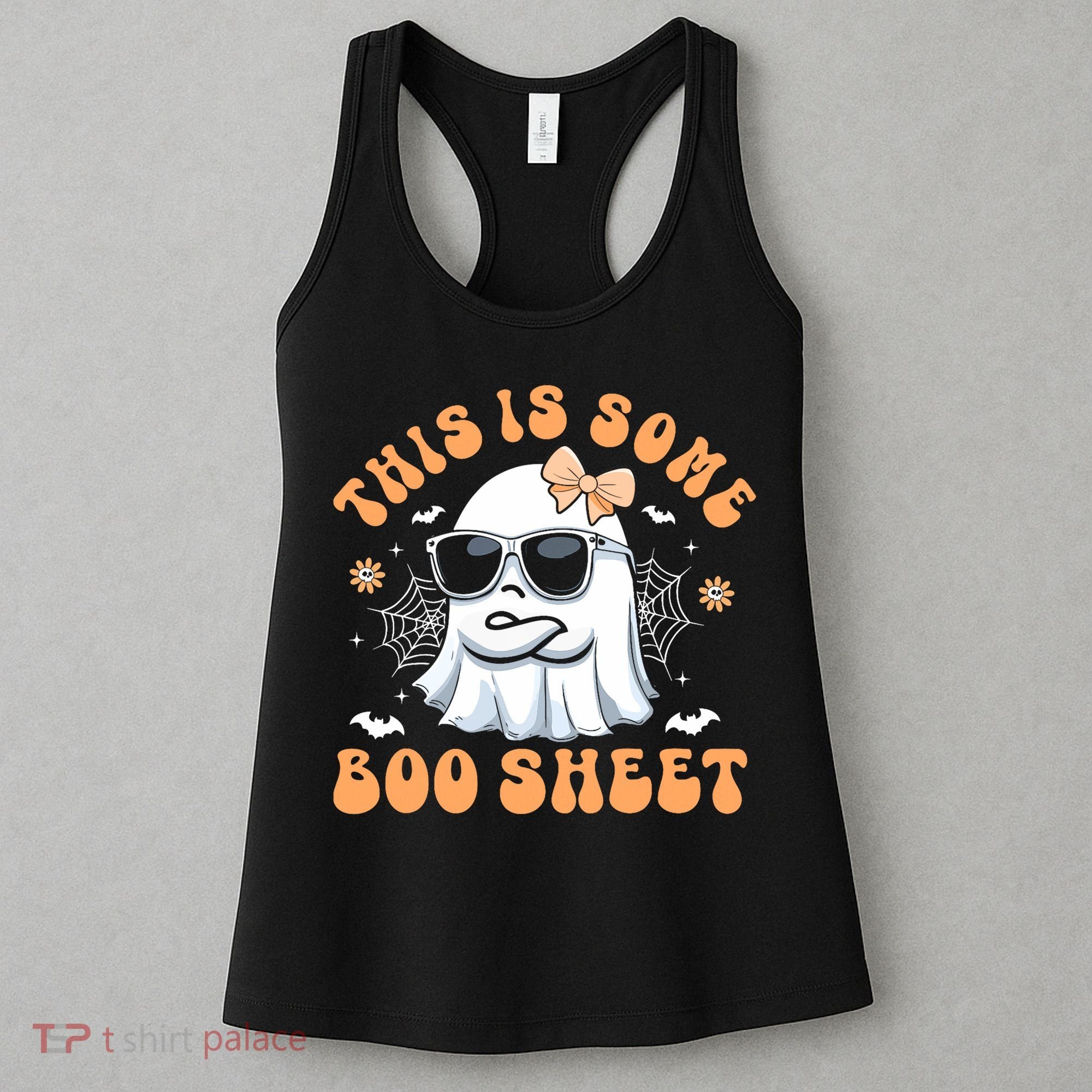 This Is Some Boo Sheet Cute Ghost Halloween Women's Tank Top