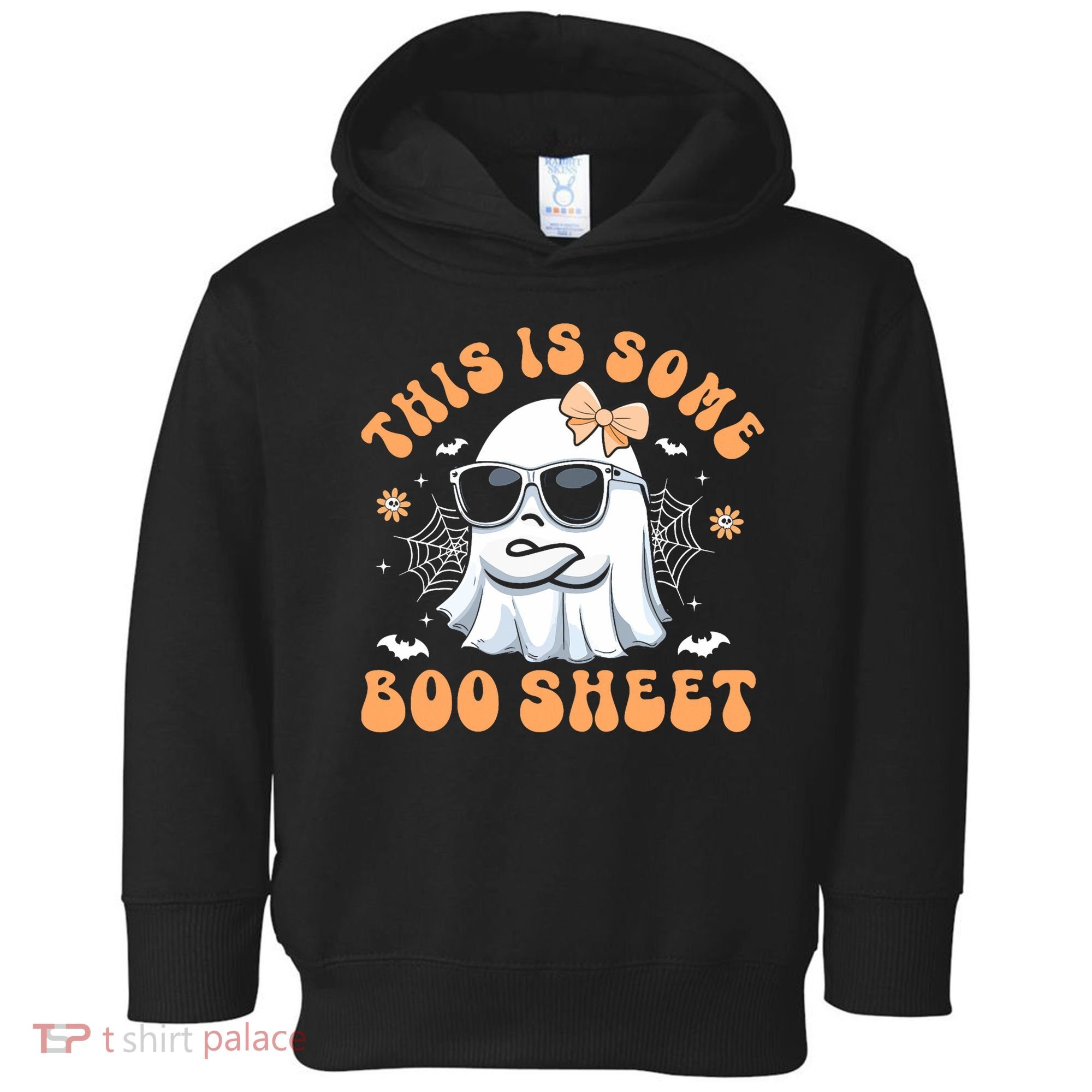 This Is Some Boo Sheet Cute Ghost Halloween Toddler Hoodie