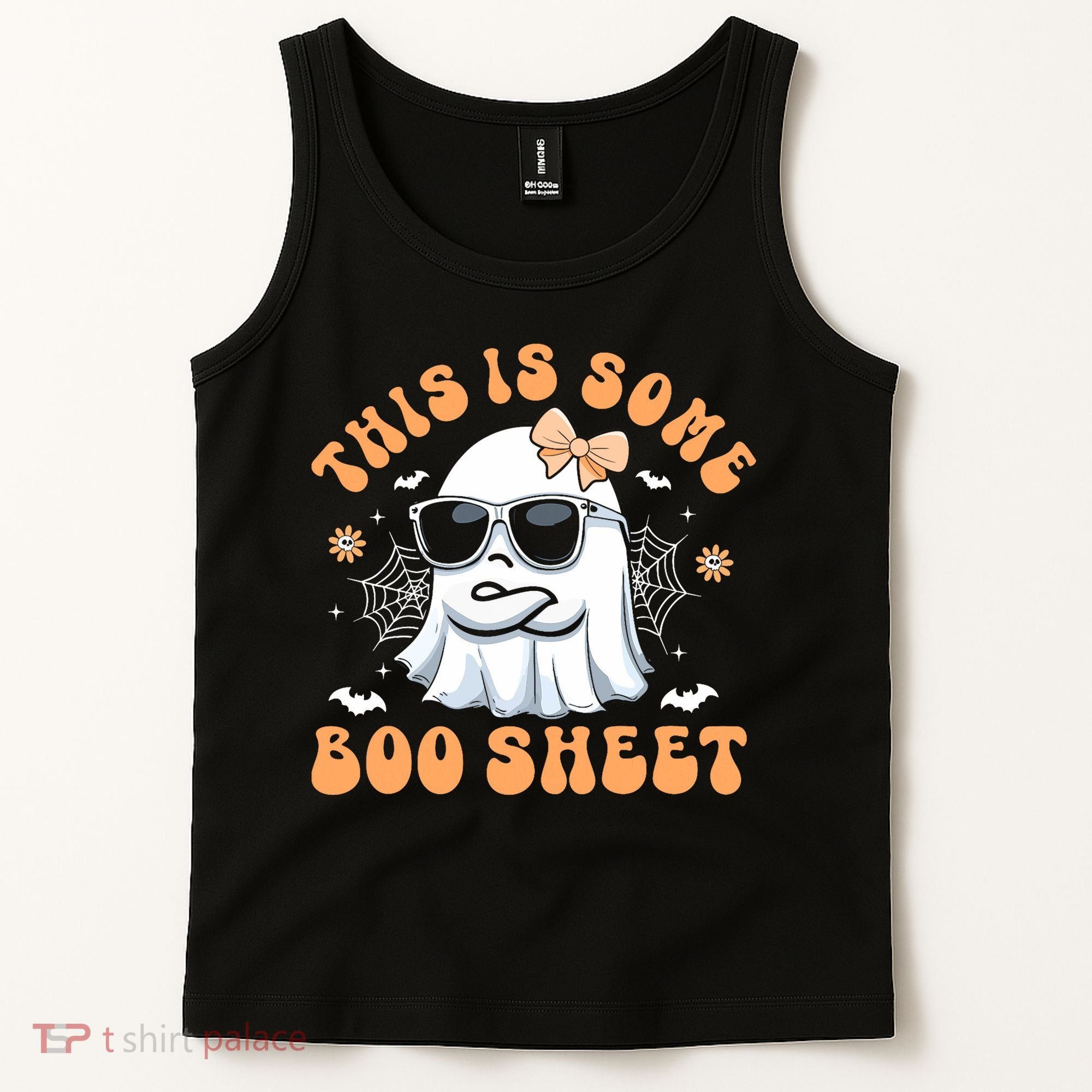 This Is Some Boo Sheet Cute Ghost Halloween Tank Top