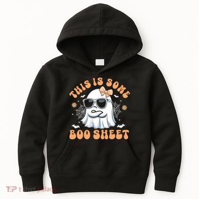 This Is Some Boo Sheet Cute Ghost Halloween Kids Hoodie