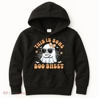 This Is Some Boo Sheet Cute Ghost Halloween Kids Hoodie thumb 0
