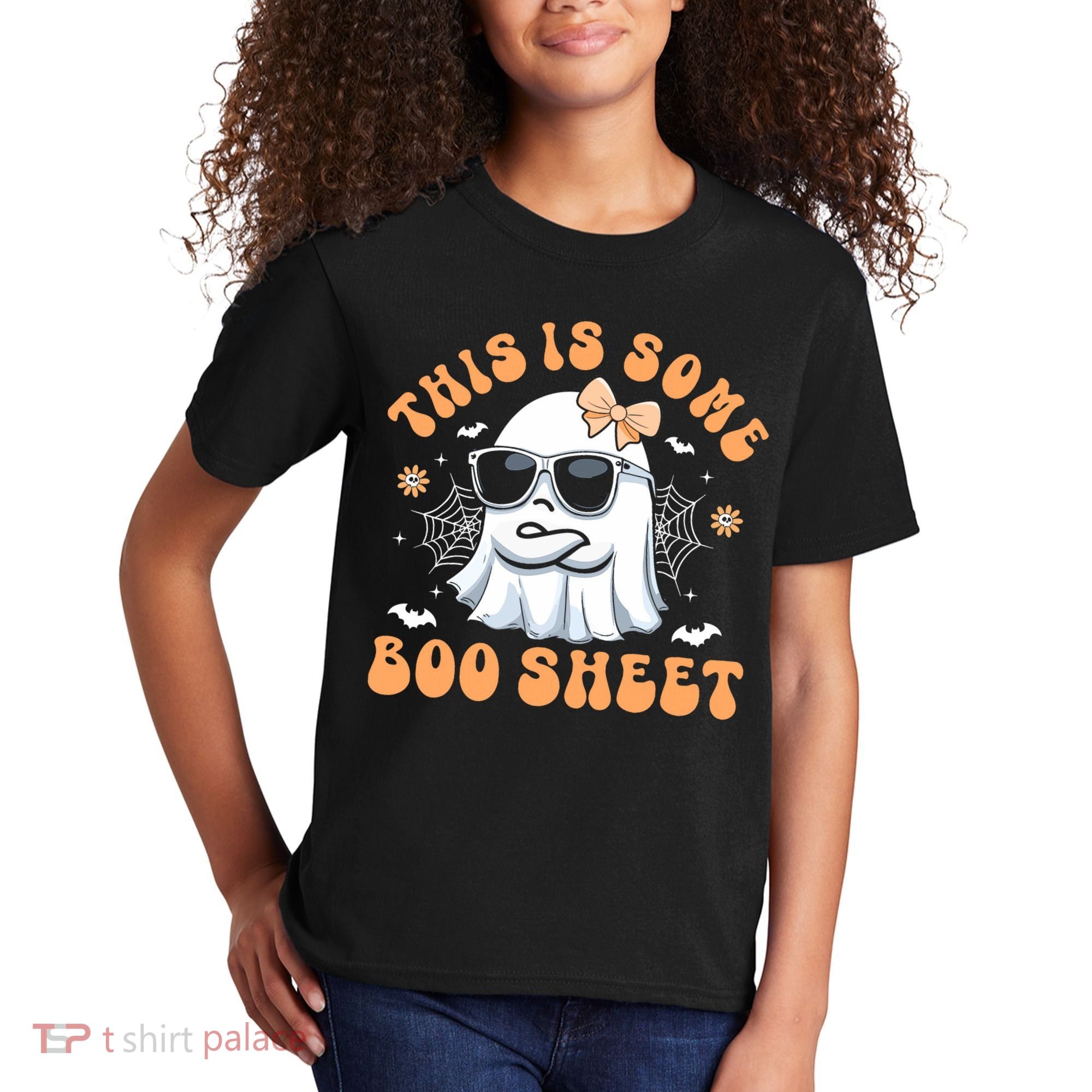 This Is Some Boo Sheet Cute Ghost Halloween Kids T-Shirt