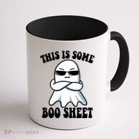 This Is Some Boo Sheet Funny Ghost Coffee Mug thumb 1