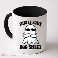 This Is Some Boo Sheet Funny Ghost Coffee Mug thumb 0